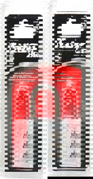 Combination Lock: Die-Cast Zinc, 1-3/16